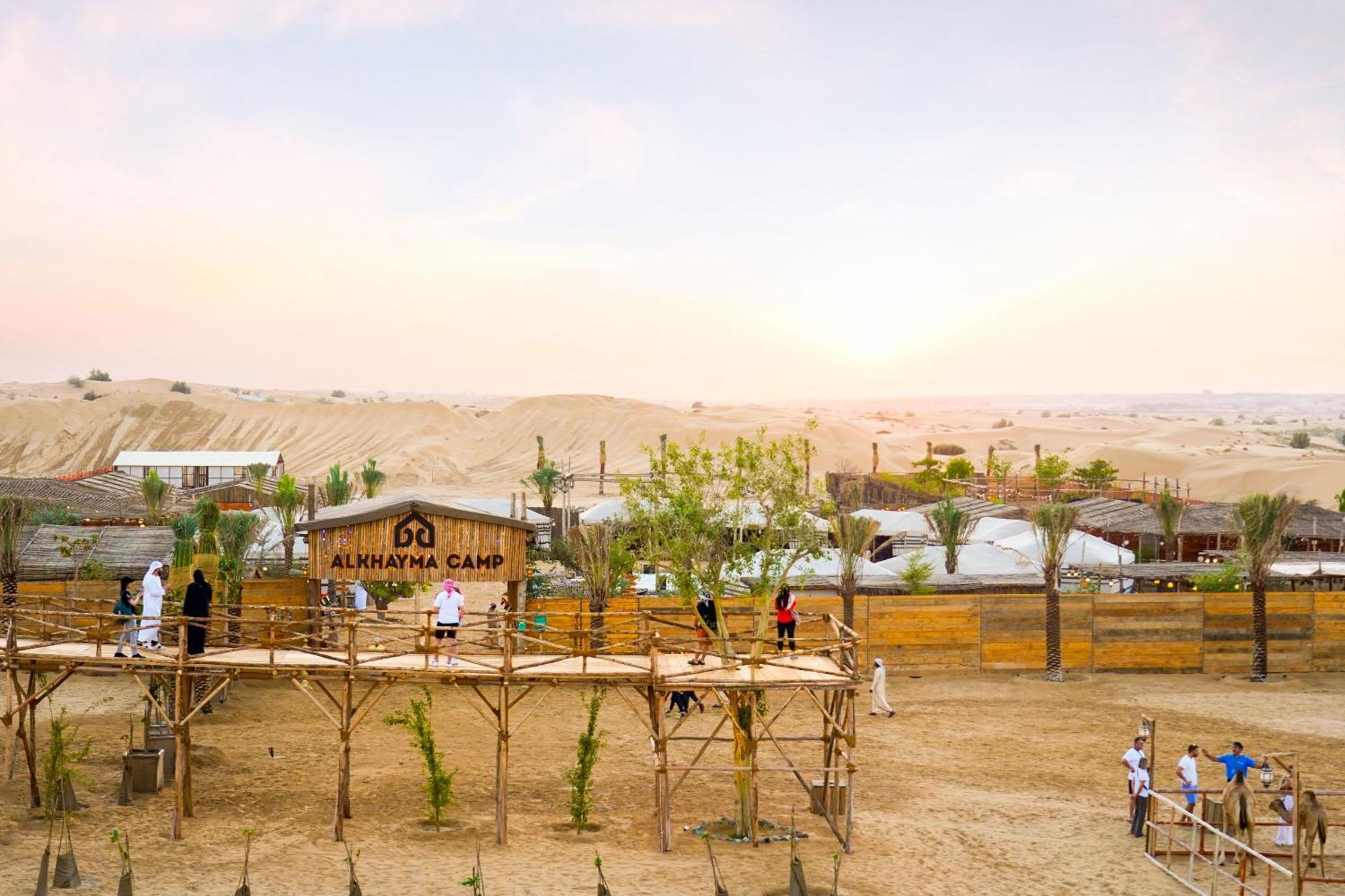 Отель Al Khayma Camp "Elite Glamping & Dining In Experience" Hunaywah Экстерьер фото